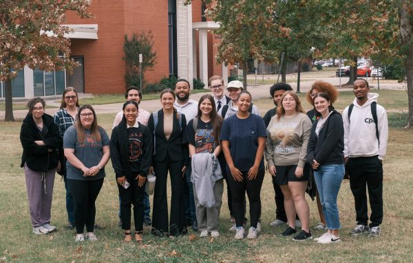 Group photo of students with Dr. Crawford