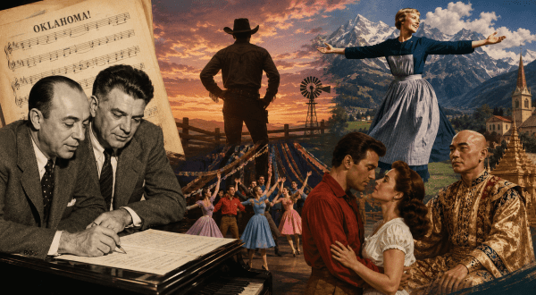 Collage of images from Rodgers and Hammerstein Musicals